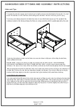 Предварительный просмотр 7 страницы GFW Ashbourne Side ottoman bed Assembly Instructions Manual