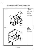 Preview for 6 page of GFW BALMORAL WINDOW SEAT Assembly Instructions Manual