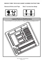 Preview for 6 page of GFW BERGEN THREE TIER SHOE CABINET Assembly Instructions Manual