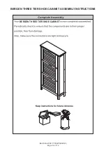 Preview for 12 page of GFW BERGEN THREE TIER SHOE CABINET Assembly Instructions Manual