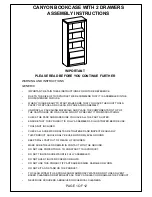 GFW CANYON BOOKCASE Assembly Instructions Manual preview