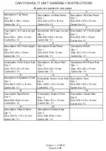 Preview for 4 page of GFW CANYON MULTI UNIT Assembly Instructions Manual