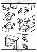 Preview for 13 page of GFW CANYON MULTI UNIT Assembly Instructions Manual