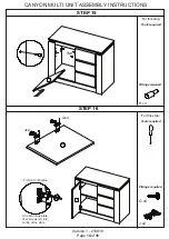 Preview for 14 page of GFW CANYON MULTI UNIT Assembly Instructions Manual