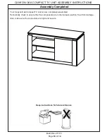 Preview for 14 page of GFW Canyon Oak Compact TV Unit Assembly Instructions Manual