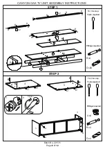 Preview for 6 page of GFW CANYON OAK Assembly Instructions Manual