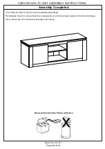 Preview for 12 page of GFW CANYON OAK Assembly Instructions Manual