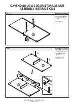 Preview for 7 page of GFW CAVENDISH LOW 2 DOOR STORAGE UNIT Assembly Instructions Manual