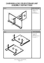 Preview for 8 page of GFW CAVENDISH LOW 2 DOOR STORAGE UNIT Assembly Instructions Manual