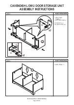 Preview for 9 page of GFW CAVENDISH LOW 2 DOOR STORAGE UNIT Assembly Instructions Manual