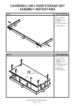 Preview for 11 page of GFW CAVENDISH LOW 2 DOOR STORAGE UNIT Assembly Instructions Manual