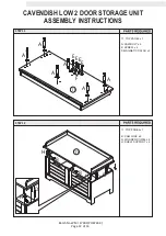 Preview for 12 page of GFW CAVENDISH LOW 2 DOOR STORAGE UNIT Assembly Instructions Manual