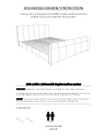 GFW CHICAGO BED Assembly Instructions Manual preview