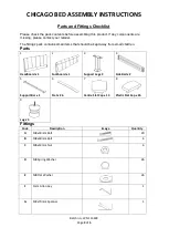 Preview for 3 page of GFW CHICAGO Assembly Instructions