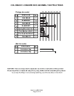 Preview for 5 page of GFW COLORADO 3-DRAWER BED Assembly Instructions Manual