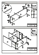 Preview for 8 page of GFW DELTA COMPACT SIDEBOARD Assembly Instructions Manual