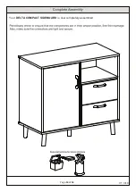 Preview for 14 page of GFW DELTA COMPACT SIDEBOARD Assembly Instructions Manual