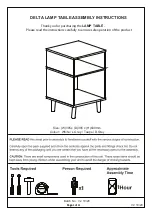 GFW DELTA DLTLAMWGR Assembly Instructions Manual preview