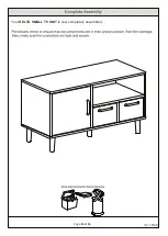 Предварительный просмотр 14 страницы GFW DELTA SMALL TV UNIT Assembly Instructions Manual