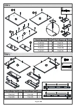 Preview for 6 page of GFW ELIZABETH DRESSER with CUSHION STOOL UNIT Assembly Instructions Manual