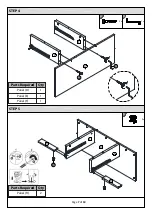 Preview for 7 page of GFW ELIZABETH DRESSER with CUSHION STOOL UNIT Assembly Instructions Manual