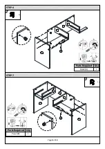 Preview for 8 page of GFW ELIZABETH DRESSER with CUSHION STOOL UNIT Assembly Instructions Manual