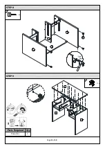 Preview for 9 page of GFW ELIZABETH DRESSER with CUSHION STOOL UNIT Assembly Instructions Manual