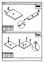 Preview for 15 page of GFW ELIZABETH DRESSER with CUSHION STOOL UNIT Assembly Instructions Manual