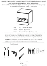 Preview for 1 page of GFW Galicia Bedside Chests Assembly Instructions Manual