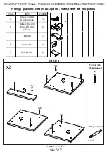 Preview for 5 page of GFW Galicia Bedside Chests Assembly Instructions Manual