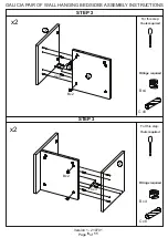 Preview for 6 page of GFW Galicia Bedside Chests Assembly Instructions Manual