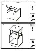 Preview for 7 page of GFW Galicia Bedside Chests Assembly Instructions Manual