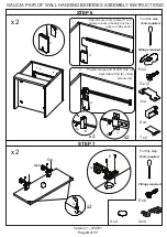 Preview for 8 page of GFW Galicia Bedside Chests Assembly Instructions Manual