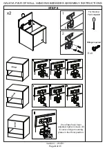 Preview for 9 page of GFW Galicia Bedside Chests Assembly Instructions Manual