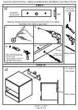 Preview for 10 page of GFW Galicia Bedside Chests Assembly Instructions Manual