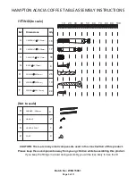 Предварительный просмотр 5 страницы GFW HAMPTON ACACIA COFFEE TABLE Assembly Instructions Manual