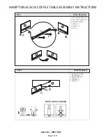 Предварительный просмотр 7 страницы GFW HAMPTON ACACIA COFFEE TABLE Assembly Instructions Manual