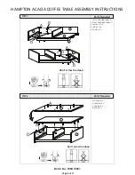 Предварительный просмотр 9 страницы GFW HAMPTON ACACIA COFFEE TABLE Assembly Instructions Manual