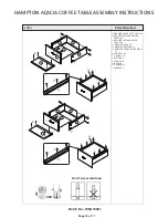 Предварительный просмотр 10 страницы GFW HAMPTON ACACIA COFFEE TABLE Assembly Instructions Manual