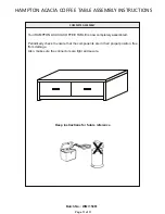 Предварительный просмотр 11 страницы GFW HAMPTON ACACIA COFFEE TABLE Assembly Instructions Manual