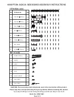 Preview for 5 page of GFW HAMPTON ACACIA SIDEBOARD Assembly Instructions Manual