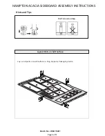 Preview for 6 page of GFW HAMPTON ACACIA SIDEBOARD Assembly Instructions Manual