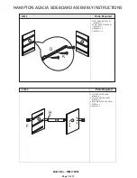 Preview for 7 page of GFW HAMPTON ACACIA SIDEBOARD Assembly Instructions Manual