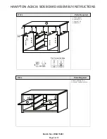 Preview for 9 page of GFW HAMPTON ACACIA SIDEBOARD Assembly Instructions Manual