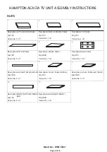 Предварительный просмотр 4 страницы GFW HAMPTON ACACIA TV UNIT Assembly Instructions Manual