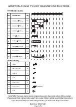 Предварительный просмотр 5 страницы GFW HAMPTON ACACIA TV UNIT Assembly Instructions Manual