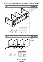 Предварительный просмотр 8 страницы GFW HAMPTON ACACIA TV UNIT Assembly Instructions Manual