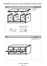 Предварительный просмотр 9 страницы GFW HAMPTON ACACIA TV UNIT Assembly Instructions Manual