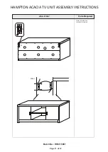 Предварительный просмотр 11 страницы GFW HAMPTON ACACIA TV UNIT Assembly Instructions Manual