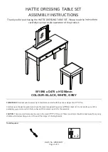 Предварительный просмотр 1 страницы GFW HATTIE Assembly Instructions Manual